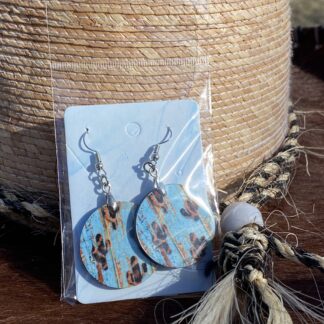 Cheetah Cactus Earrings